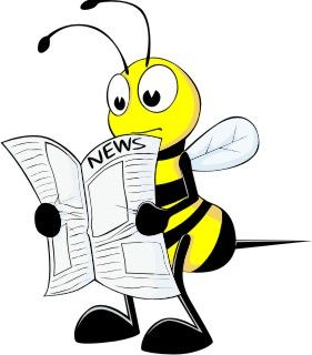 a newspaper-reading bee
