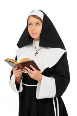 A nun in a habit