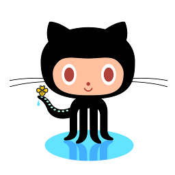 GitHub's Octocat holding a bitty bee