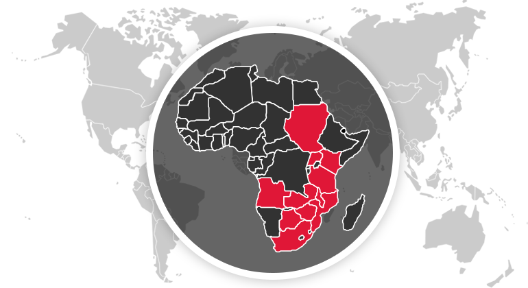 world bicycle relief map of africa