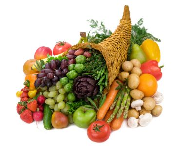 A (literal) cornucopia of vegetables