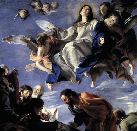 Assumption of Mary; Asunción de la Virgen (c 1670), Juan Martín Cabezalero, Museo del Prado