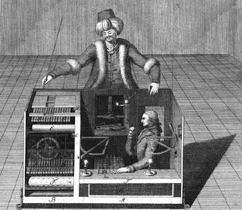 Sketch of the original Mechanical Turk