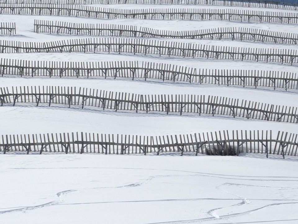 Fences on a slippery (snowy) slope