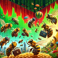 Bees engaged in high-risk activities