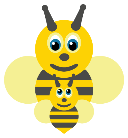 A bee minding a (Beeminder) bee
