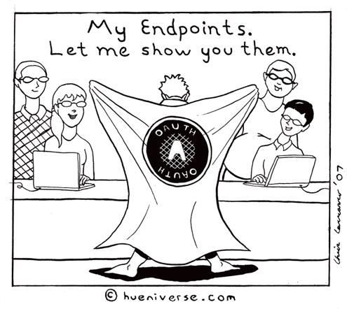 My endpoints, let me show you them