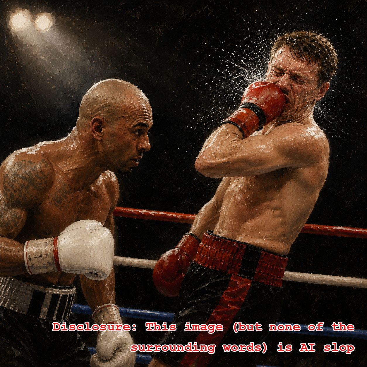 People boxing