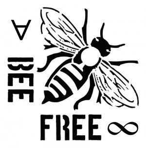 Bee Free Infinity (with a picture of a bee)