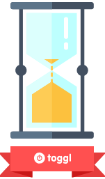 Toggl hourglass