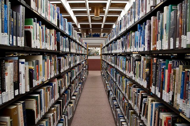 Library stacks