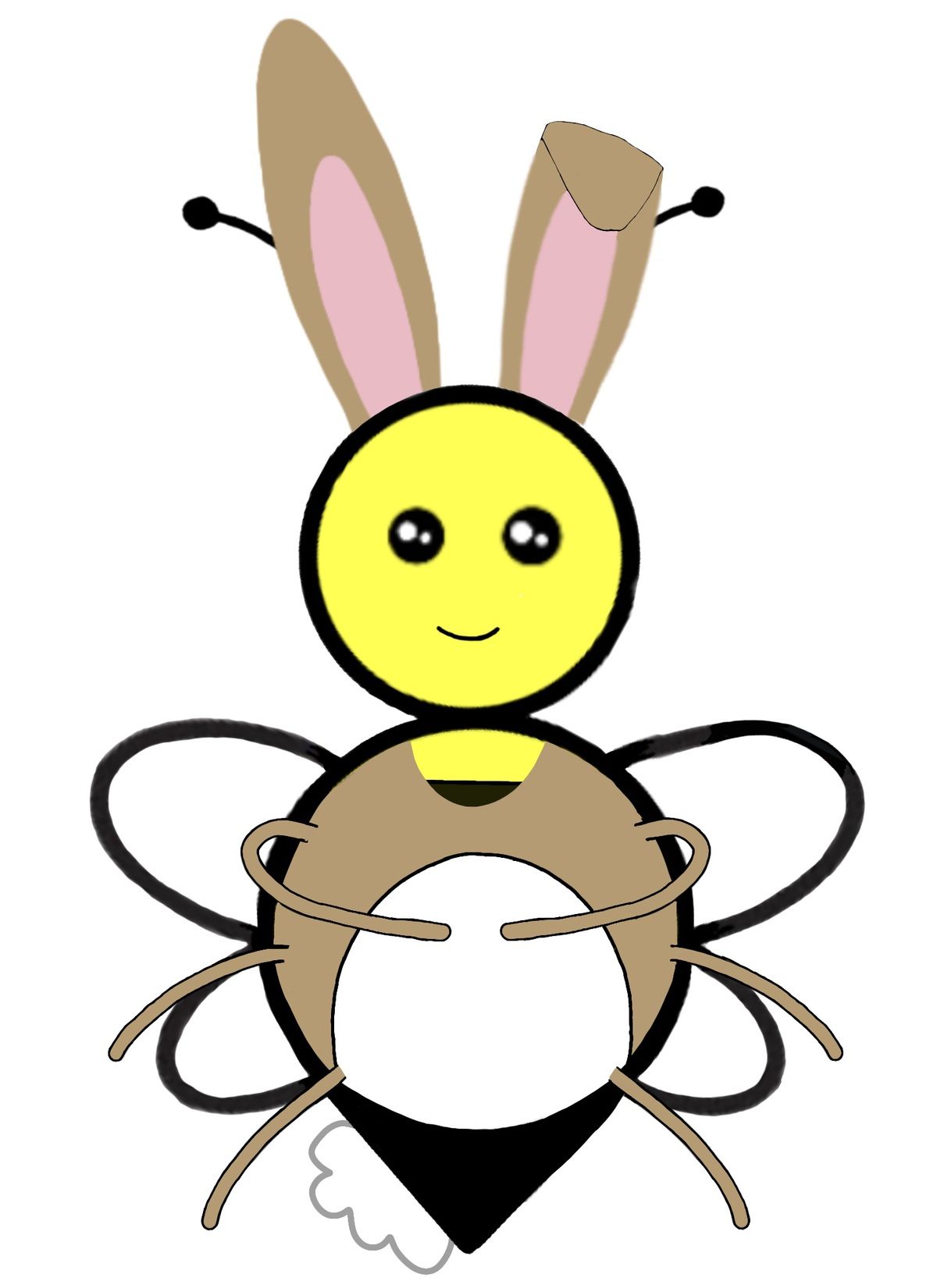 Bee in a bunny suit