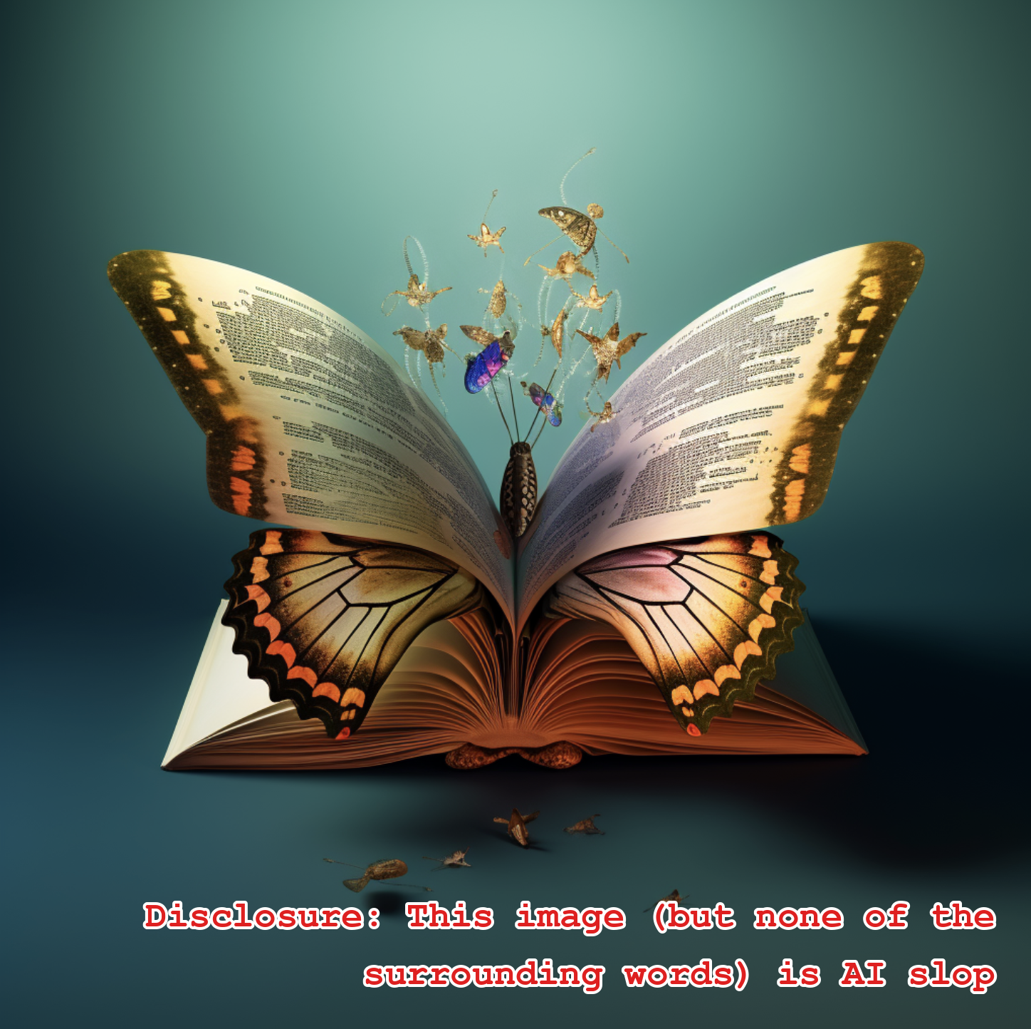 A blog/butterfly mashup suggestive a blog being reborn