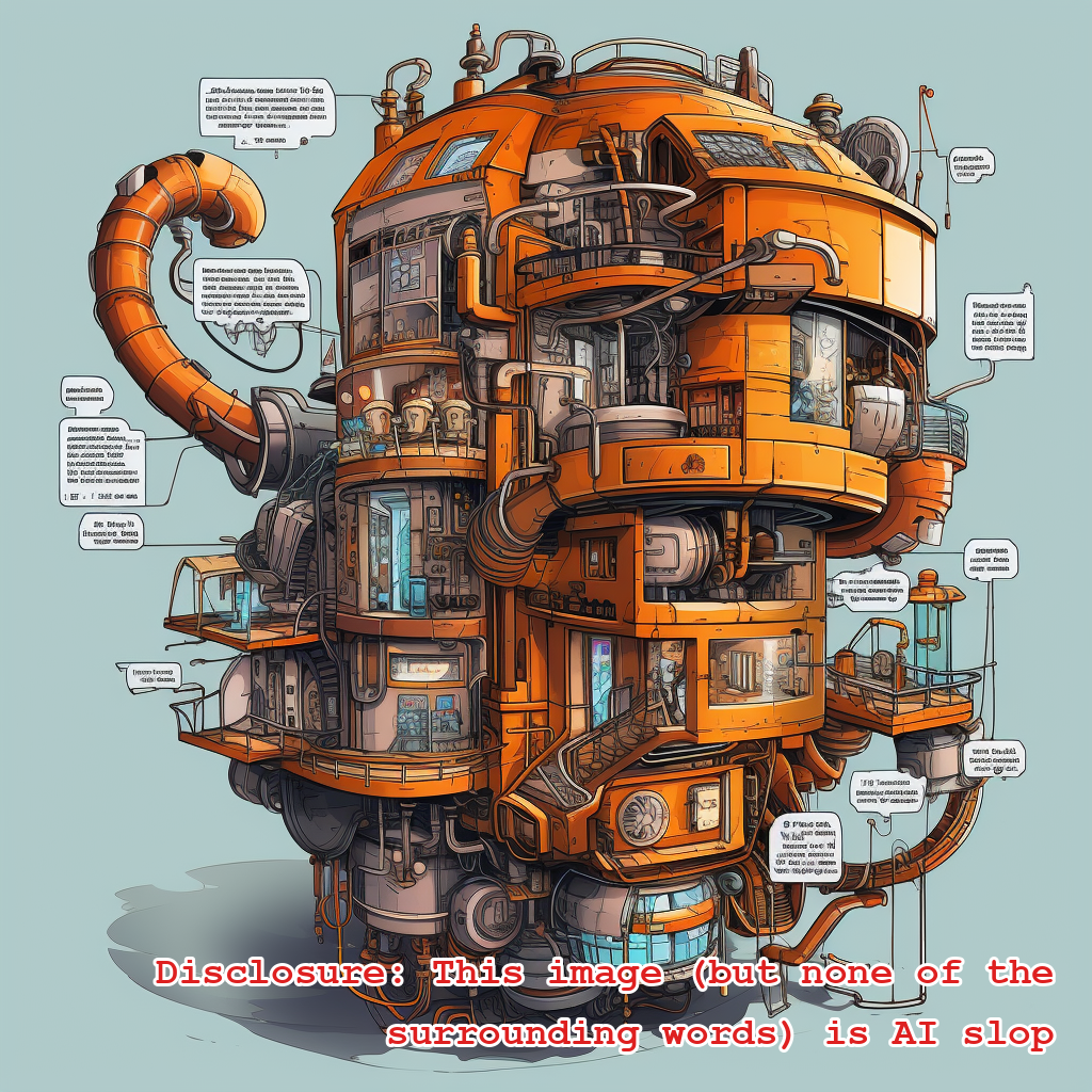 Elaborate machine generating word bubbles